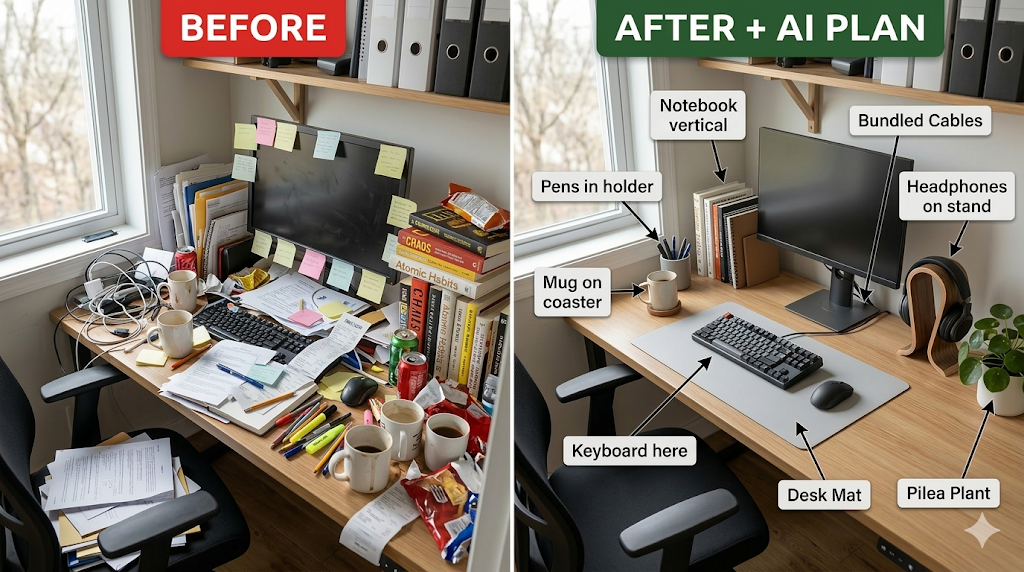 How to Organize a Home Office Desk for Notes and Light Paperwork