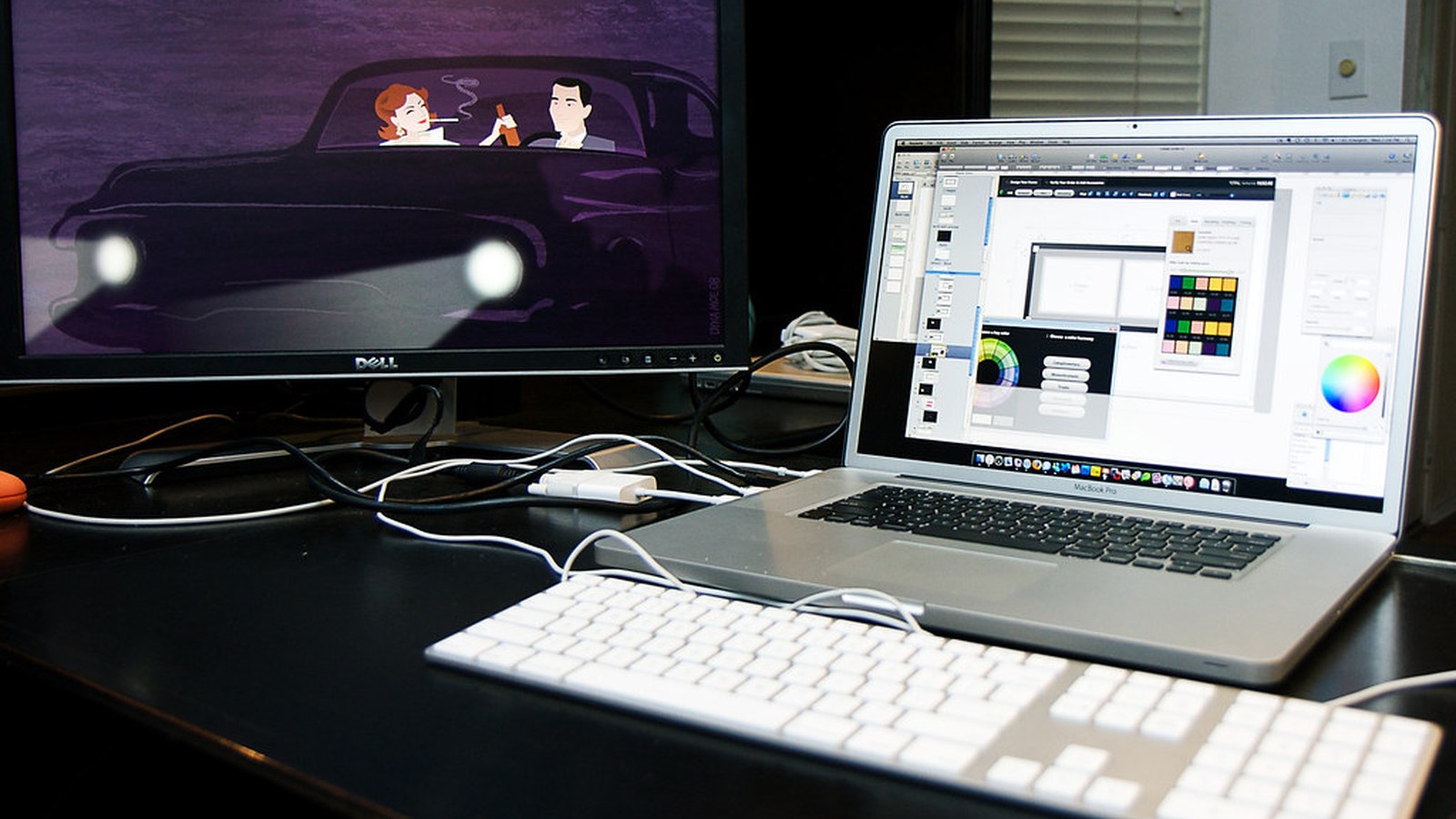 How to Organize a Laptop-and-Monitor Desk Without Losing Elbow Room
